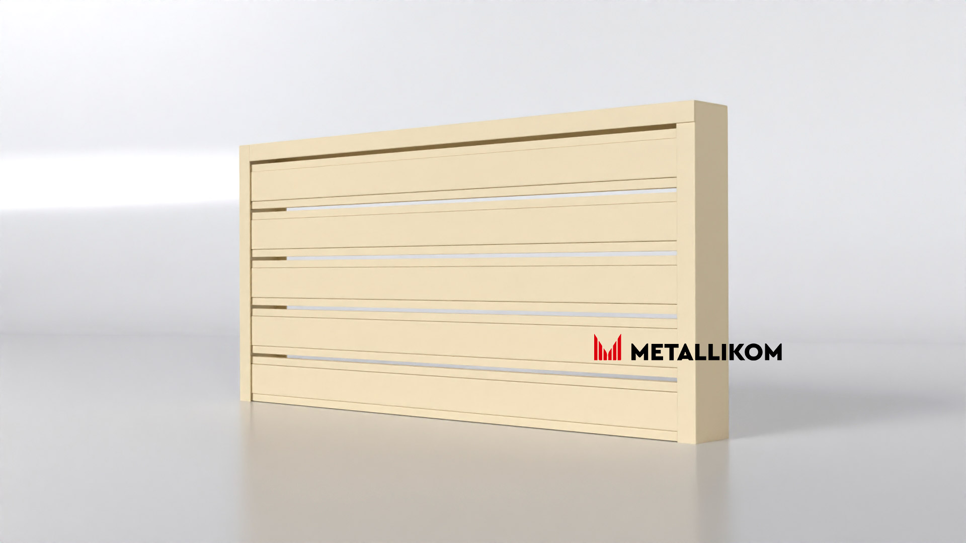 Планкен для забора 120 mm RAL 1015 – покрытие порошковое, толщина 0,45 мм