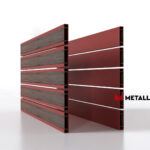 Планкен для забора Printec под дерево 120 mm RAL 3009 – покрытие полиэстер, толщина 0,45 мм в Хабаровске  | фото 3