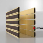 Планкен для забора Printec под дерево 120 mm RAL 1014 – покрытие порошковое, толщина 0,45 мм в Хабаровске  | фото 3