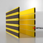 Планкен для забора Printec под дерево 120 mm RAL 1018 – покрытие порошковое, толщина 0,45 мм в Хабаровске  | фото 3