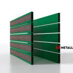 Планкен для забора Printec под дерево 120 mm RAL 6002 – покрытие матовое, толщина 0,45 мм в Хабаровске  | фото 4