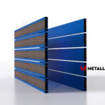 Планкен для забора Printec под дерево 120 mm RAL 5005 – покрытие полиэстер, толщина 0,45 мм в Хабаровске  | фото 4
