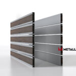 Планкен для забора Printec под дерево 120 mm RAL 7004 – покрытие матовое, толщина 0,45 мм в Хабаровске  | фото 2