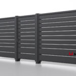 Планкен для забора 190 mm RAL 9005 – покрытие матовое, толщина 0,45 мм в Хабаровске  | фото 5