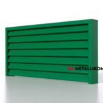 Ламели для забора жалюзи Premium U RAL 6002 – покрытие матовое, толщина 0,45 мм в Хабаровске  | фото 2