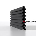 Ламели для забора жалюзи Premium U RAL 7024 – покрытие полиэстер, толщина 0,45 мм в Хабаровске  | фото 2